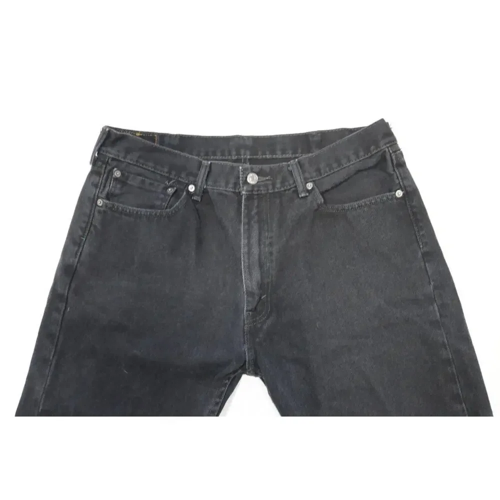 Levi's 505 Regular‎ Fit Straight Rugged Denim Jeans Mens Sz 36 x 30 Tag(38x30)